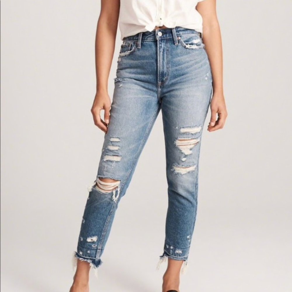 Abercrombie & Fitch Simone High Rise Slim Jeans